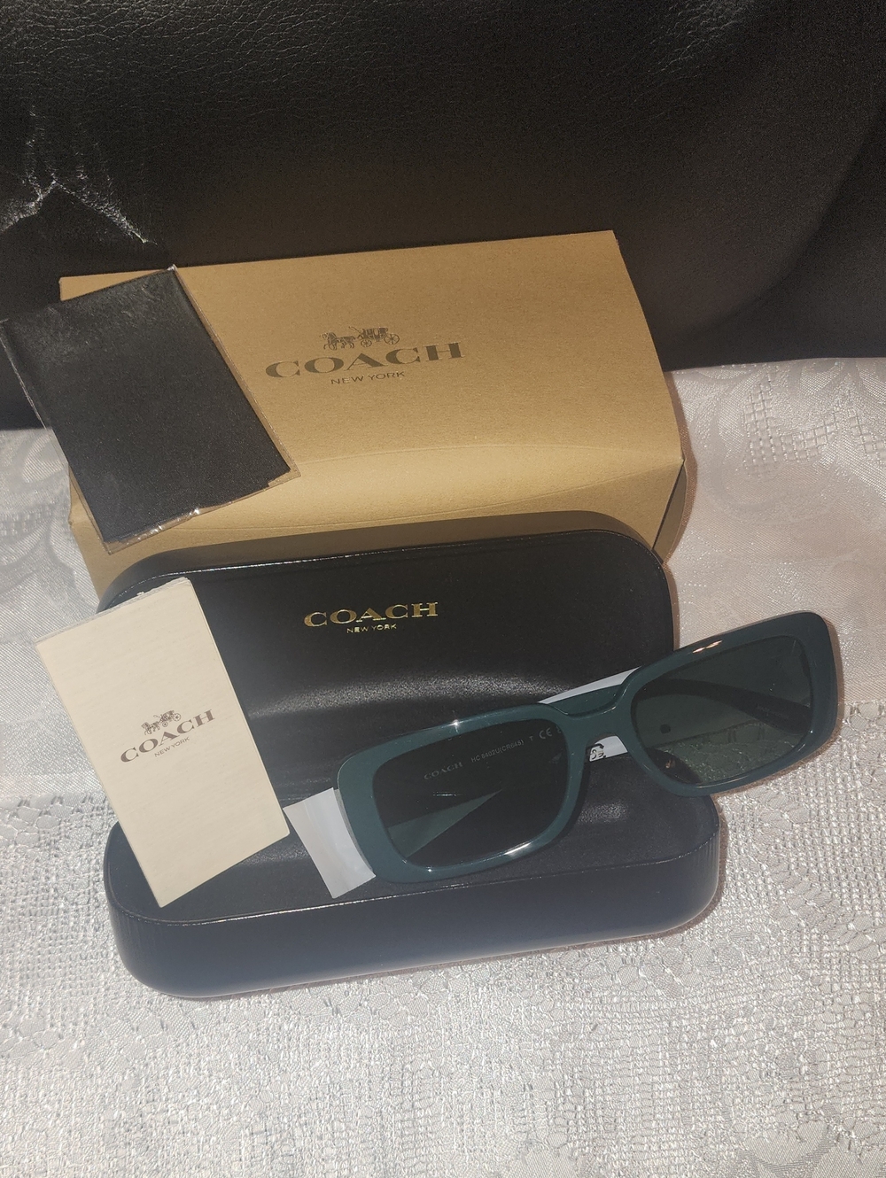 Coach Green Square Sunglasses NIB